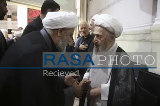 بزرگداشت رهبر شهید از سوی حضرت آیت&zwnj;الله سبحانی در حرم بانوی کرامت
