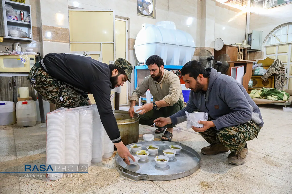 اردوی جهادی طلاب و بسیجیان قم در شهر بندر امام خمینی (سربندر)&lrm;&lrm;