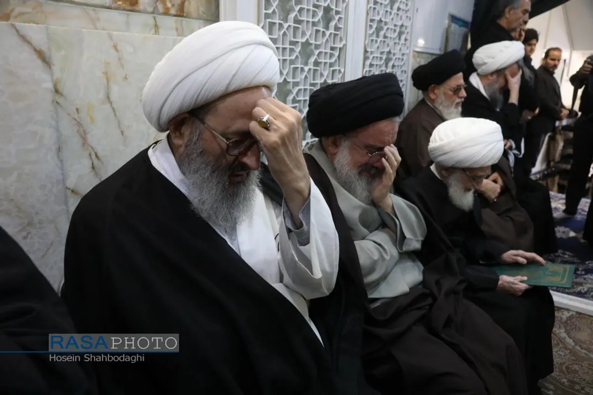 مراسم تشییع پیکر حجت الاسلام والمسلمین رضا نوری همدانی