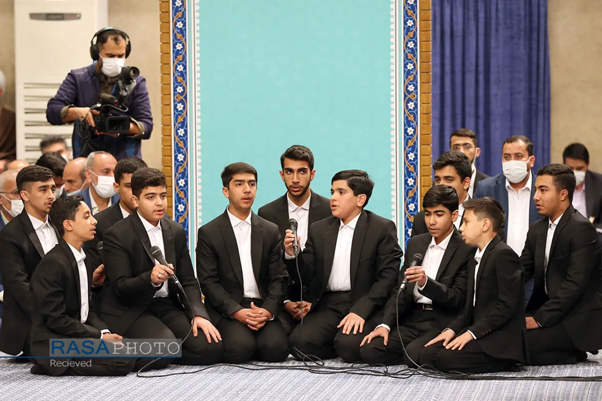مراسم انس با قرآن با حضور مقام معظم رهبری