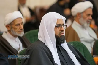 مراسم تجلیل از عالم مجاهد آیت الله شیخ عیسی قاسم رهبر شیعیان بحرین