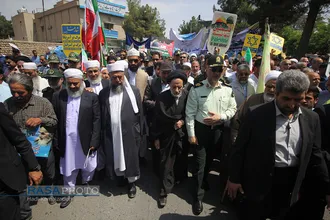 به سوی قدس | راهپیمایی روز جهانی قدس در بیرجند