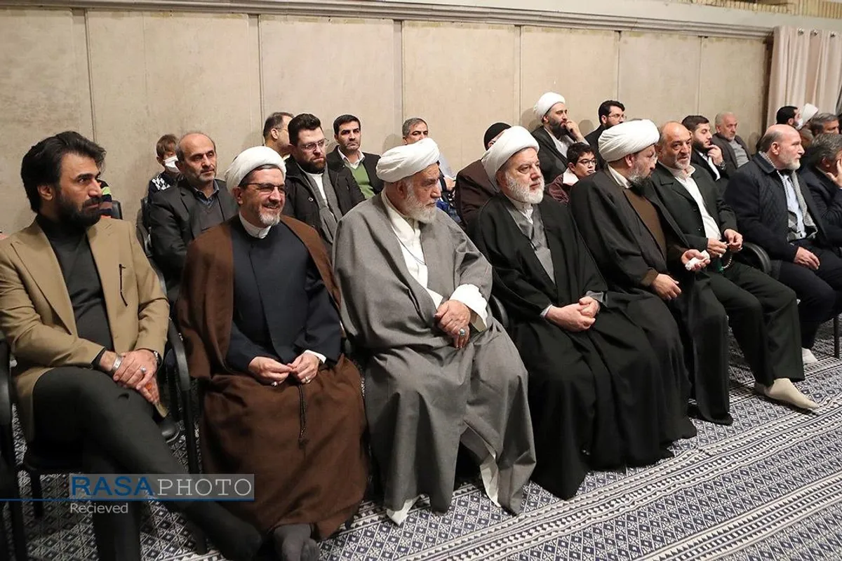 دیدار مداحان اهل&zwnj;بیت (علیهم&zwnj;السلام) با مقام معظم رهبری