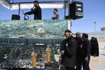 عزاداری روز شهادت حضرت امام جعفر صادق (ع) و تشییع پیکر شهید دفاع مقدس در قم