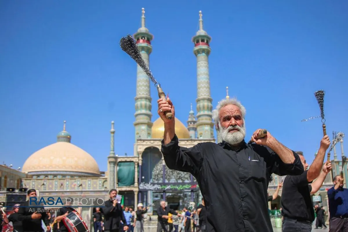 عزاداری روز شهادت حضرات پیامبر اعظم و امام حسن مجتبی (علیهما&zwnj;السلام) در قم