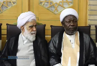 مراسم ترحیم مادر مکرمه سیدحسن نصرالله در حرم حضرت معصومه (سلام&zwnj;الله&zwnj;علیها)