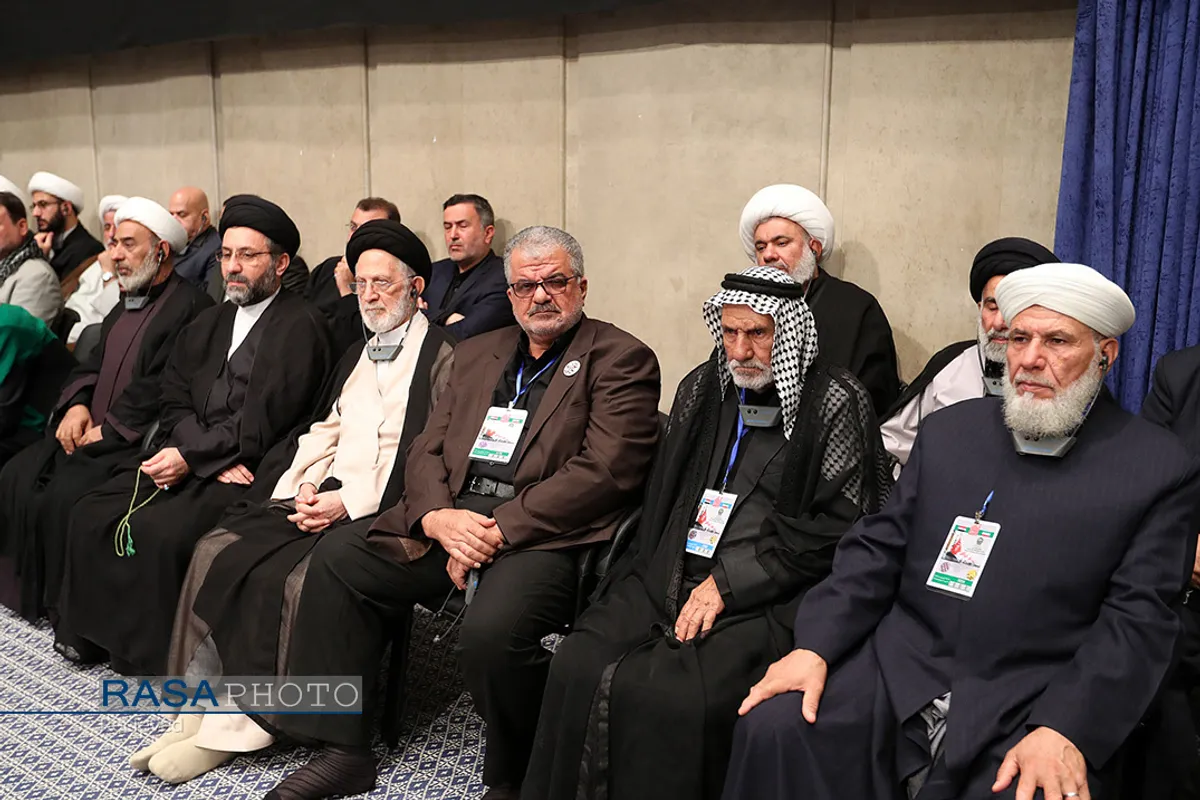 دیدار جمعی از موکب&zwnj;داران عراقی با مقام معظم رهبری