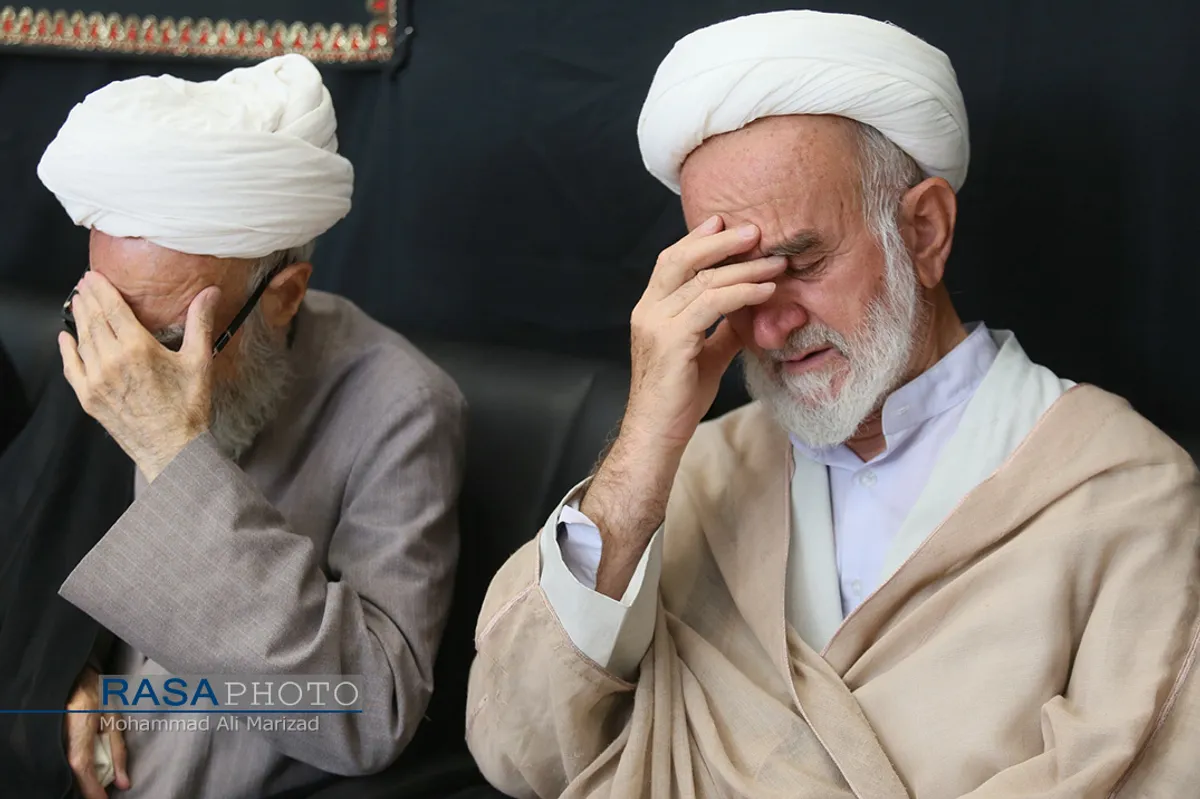 عزاداری روز چهارم محرم در بیت حضرت آیت الله نوری همدانی