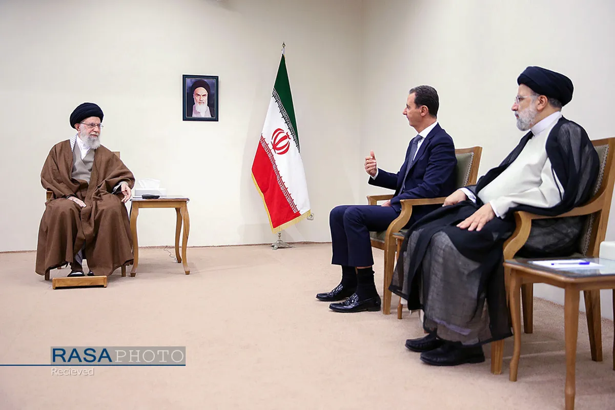 دیدار رئیس جمهور سوریه و هیئت همراه با مقام معظم رهبری