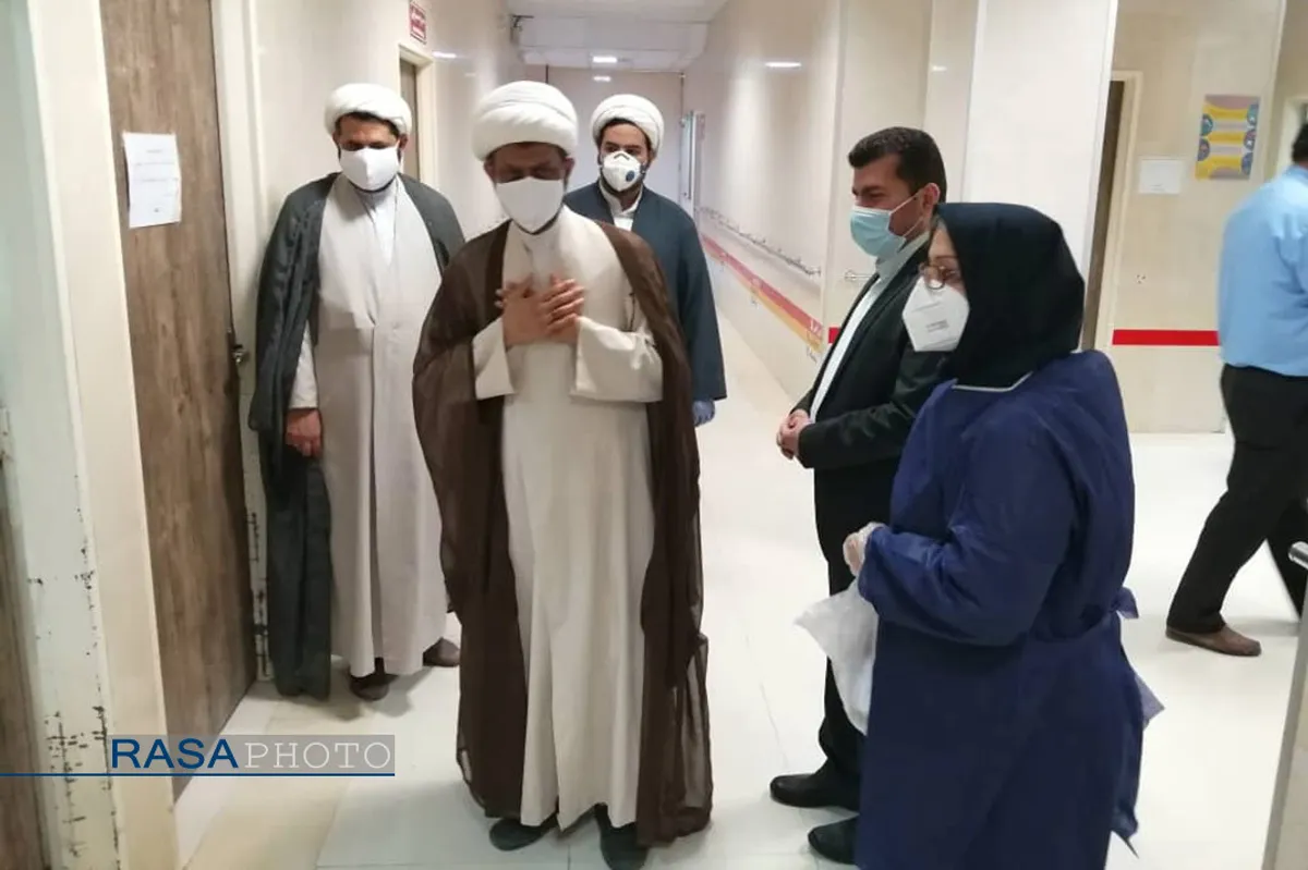 بازدید امام جمعه خرمشهر از بیمارستان آیت الله طالقانی&lrm;