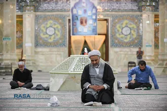 مراسم مناجات خوانی شب&zwnj;های ماه مبارک رمضان در مسجد امام حسن عسکری (ع)
