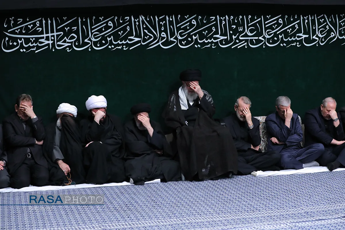 دومین شب مراسم عزاداری حضرت اباعبدالله الحسین (علیه&zwnj;السلام) با حضور رهبر انقلاب