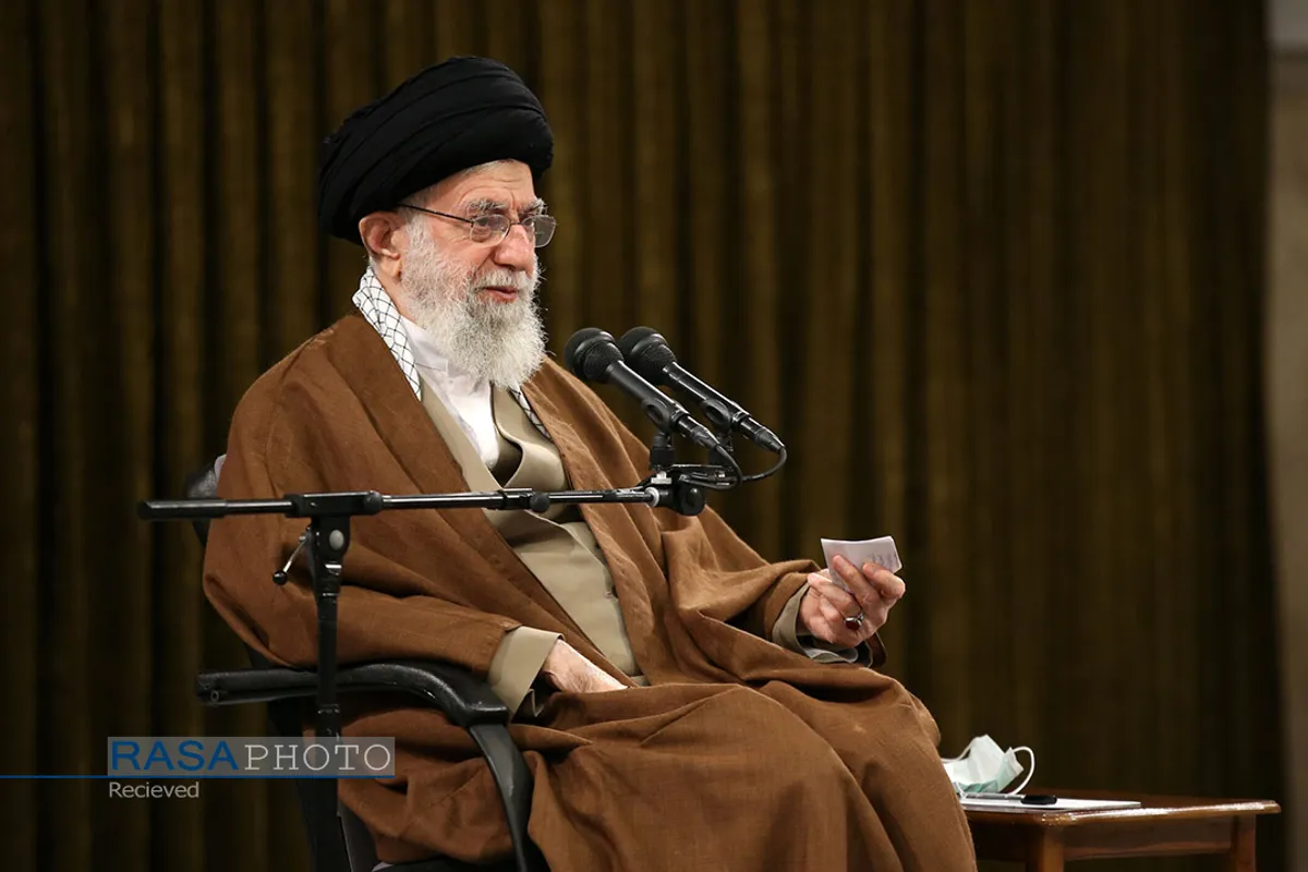 دیدار جمعی از معلمان با مقام معظم رهبری