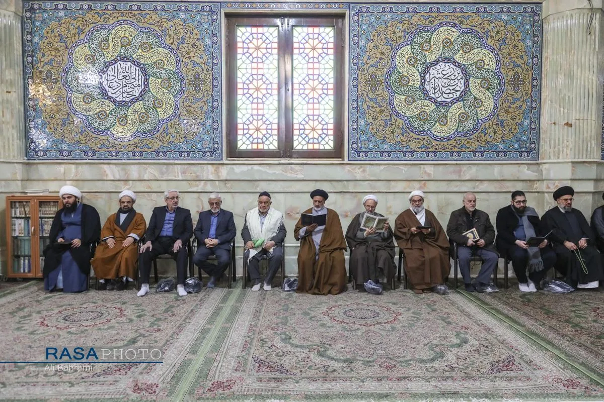 تشییع پیکر آیت الله سیدهادی حسینی سیستانی برادر حضرت آیت&zwnj;الله سید علی سیستانی