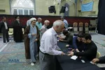 حضور آیت الله سید محمد سعیدی در پای صندوق رای دومین دوره چهاردهمین انتخابات ریاست جمهوری