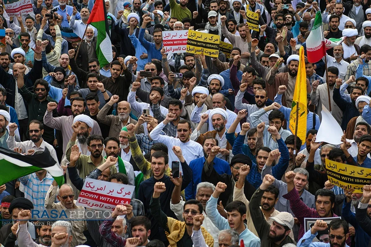 راهپیمایی ضد رژیم صهیونیستی در قم