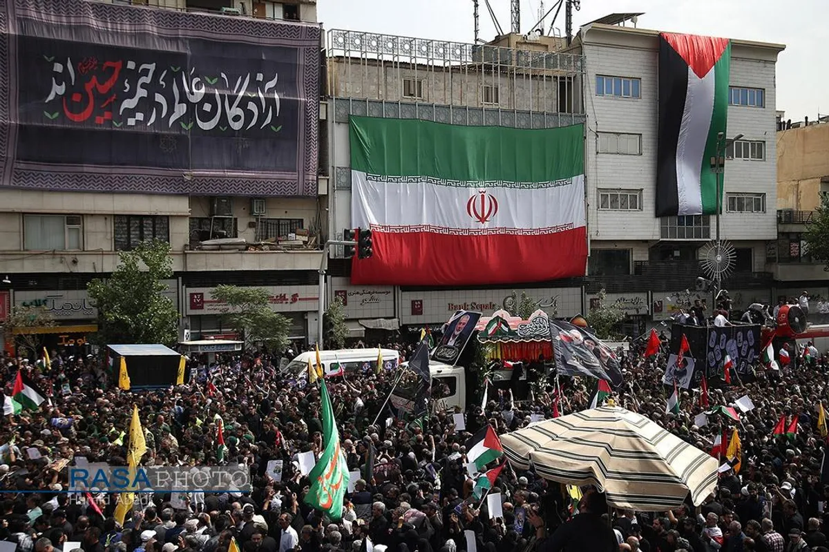 تشییع مجاهد مقاوم شهید اسماعیل هنیه در تهران