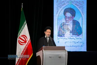 مراسم بزرگداشت مرحوم آیت الله سید رضا فاضلیان&lrm; در همدان
