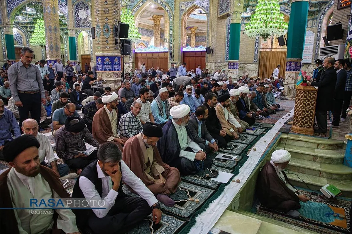 اقامه نماز عید سعید قربان در مسجد مقدس جمکران