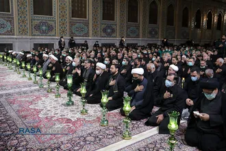 مراسم شام&zwnj;غریبان حضرت سید الشهداء (علیه السلام) در حرم مطهر رضوی
