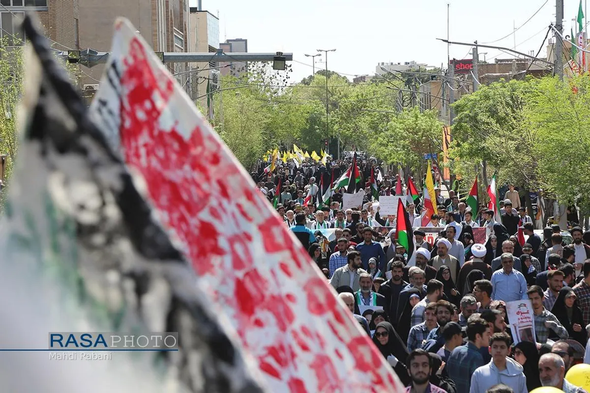 راهپیمایی باشکوه روز قدس در قم