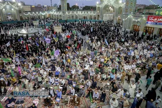 فریاد انتقام خواهی مردم قم در پی شهادت سرداران بزرگ ایران