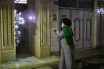 ضدعفونی معابر شهر قم توسط جوانان بسیجی و طلاب