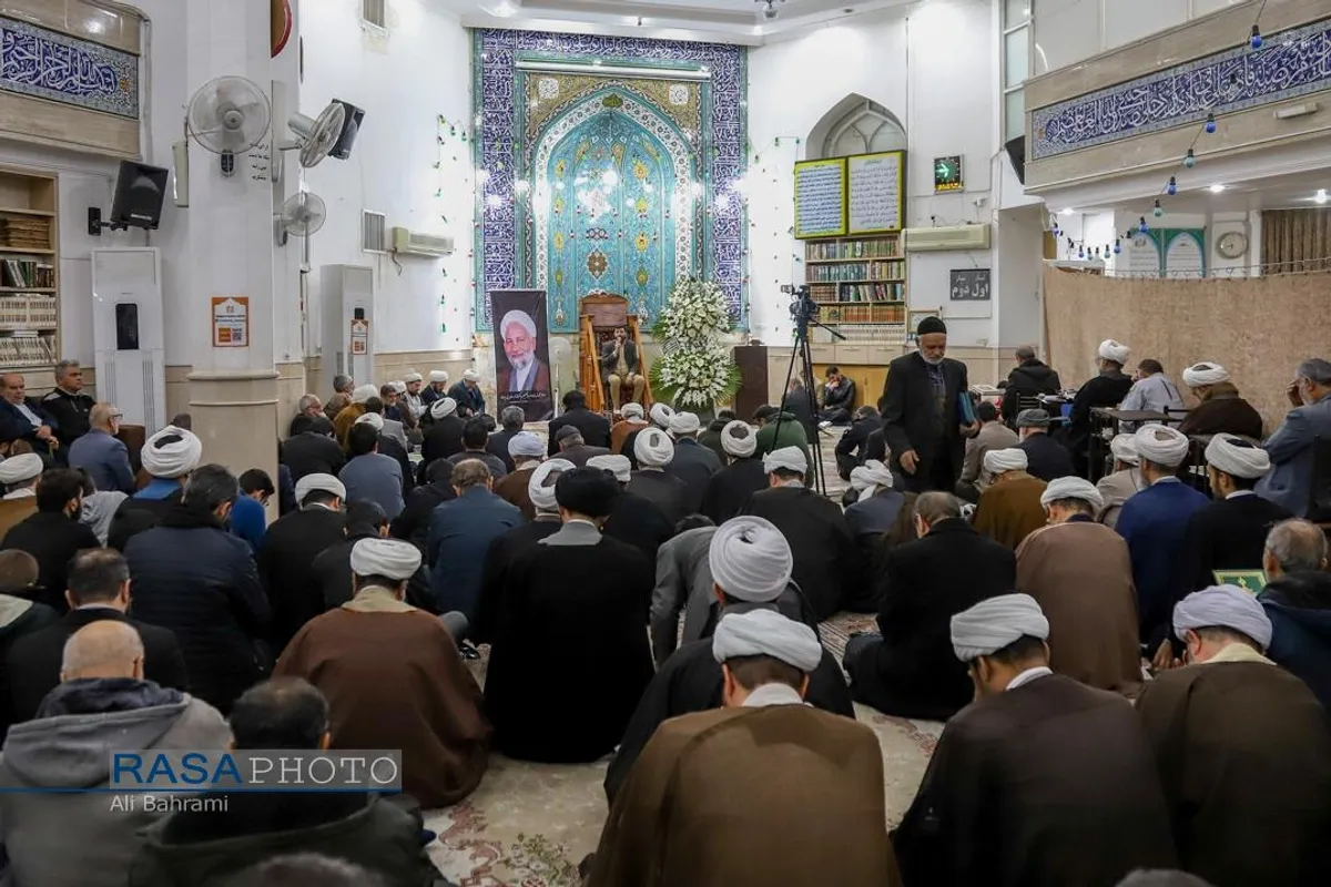 مراسم ختم مرحوم حجت الاسلام سقای بی&zwnj;ریا در قم