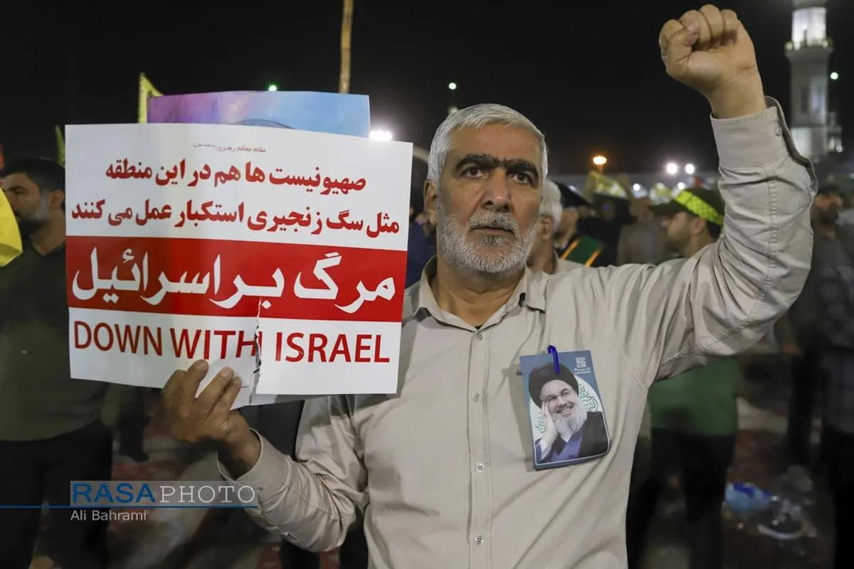 اجتماع بزرگ مردمی انا علی العهد