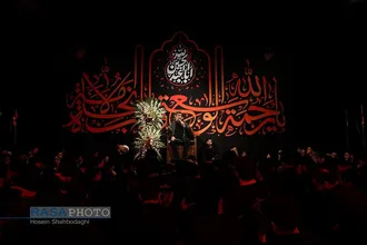 شب هشتم محرم ۱۴۴۶ در هیئت فاطمیون قم