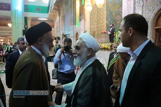 آیین آغاز جشن&zwnj;های دهه کرامت در حرم حضرت معصومه (سلام الله علیها)