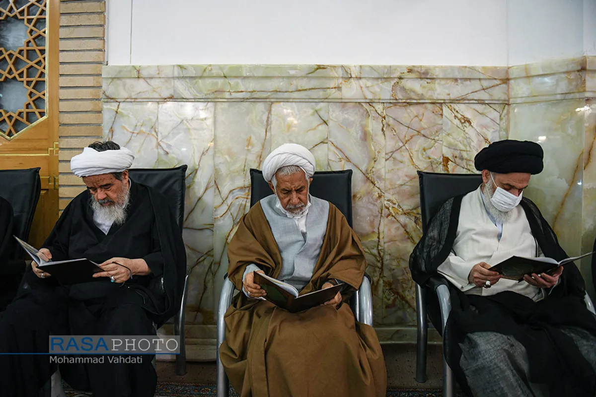 مراسم چهلمین روز ارتحال آیت الله علوی گرگانی