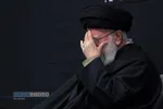 عزاداری شام شهادت حضرت فاطمه&zwnj;زهرا (سلام&zwnj;الله&zwnj;علیها) با حضور رهبر انقلاب