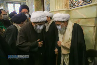 مراسم ترحیم حضرت آیت الله صافی گلپایگانی با حضور مراجع، علما و شخصیت&zwnj;های حوزوی