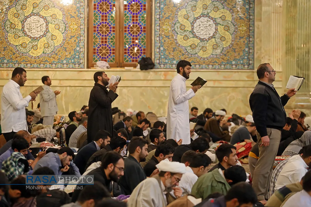 اعمال ام داود در مراسم معنوی اعتکاف | قم مسجد امام حسن عسکری