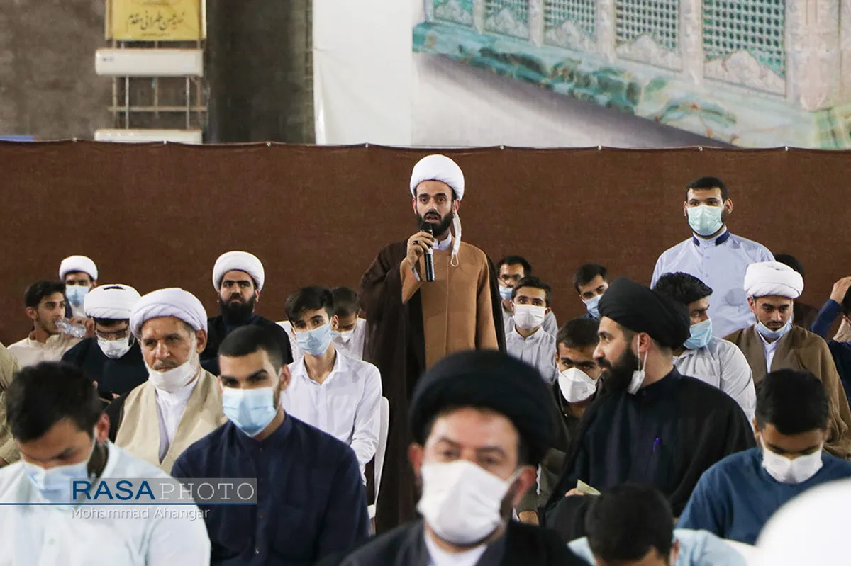 دیدار انتخاباتی طلاب جوان و فضلا با نماینده ولی فقیه در خوزستان&lrm;