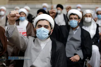 اعلام انزجار حوزویان خراسان از جنایان استکبار در فلسطین و افغانستان