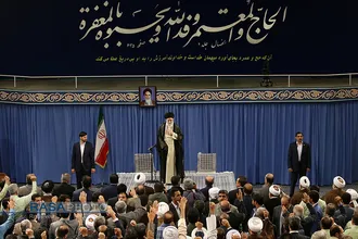 دیدار دست اندرکاران و کارگزاران حج با مقام معظم رهبری