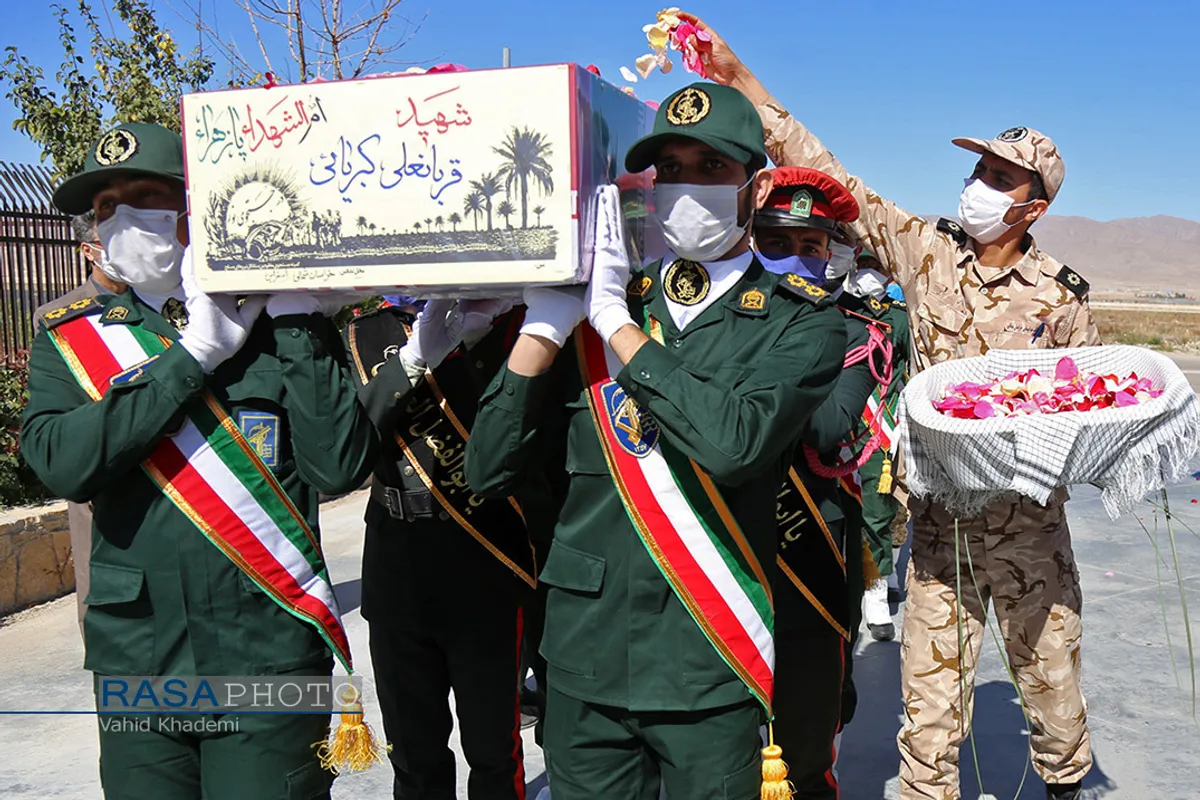 استقبال از ۳ شهید تازه تفحص شده در بجنورد&lrm; دفاع مقدس