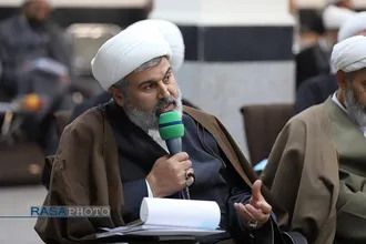 افتتاحییه کمیسیون&zwnj;های سیزدهمین اجلاسیه جامعه مدرسین حوزه علمیه با علما بلاد