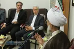 وزیر علوم و تحقیقات در سفر به شهرکرد با حجت الاسلام والمسلمین نکونام، نماینده ولی فقیه در استان چهارمحال و بختیاری