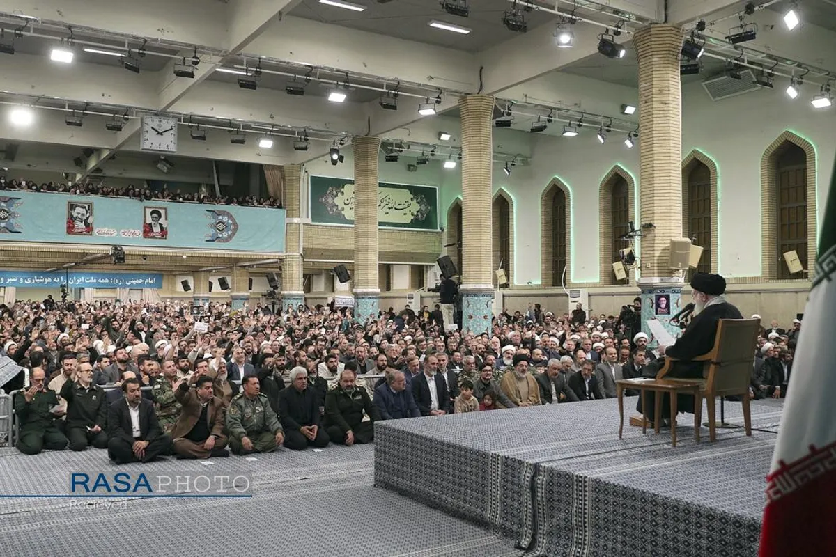 دیدار مردم آذربایجان شرقی با رهبر معظم انقلاب