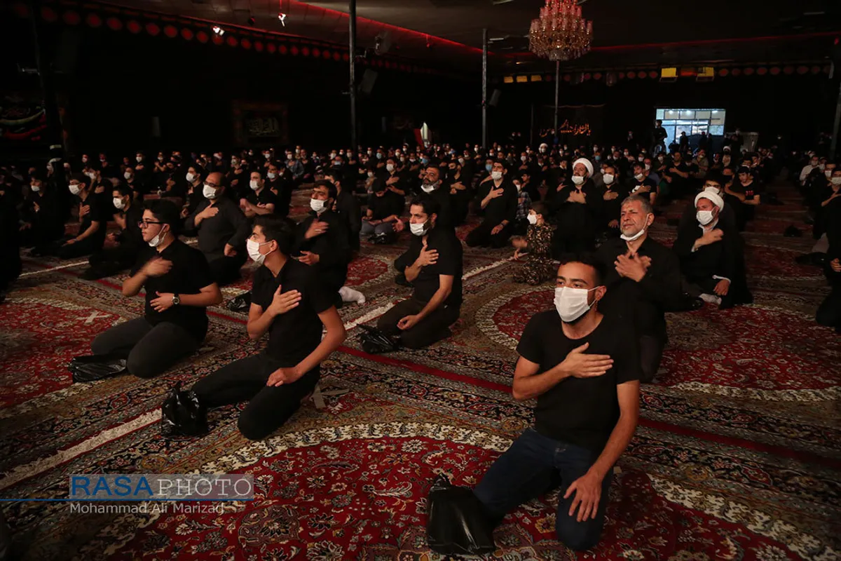 عزاداری دهه سوم محرم در حسینیه مرحوم آیت الله هاشمی شاهرودی
