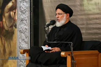 مراسم سوگواری حضرت اباعبدالله&zwnj;الحسین(ع) در هیئت ثارالله قم&lrm;