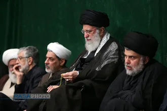 مراسم عزاداری شب شام غریبان حسینی (علیه&zwnj;السلام) با حضور رهبر انقلاب