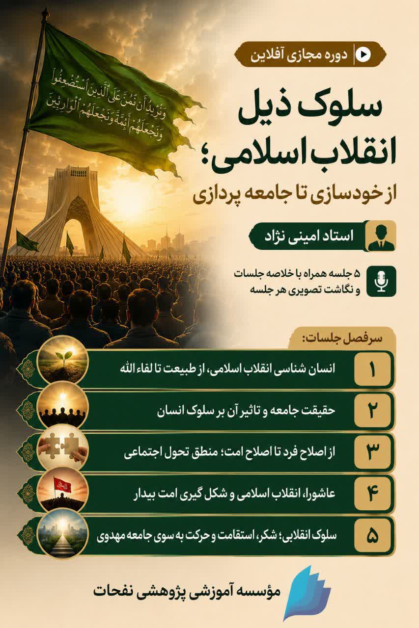 عرضه ۹ دوره تخصصی مؤسسه نفحات عرضه ۹ دوره تخصصی مؤسسه نفحات