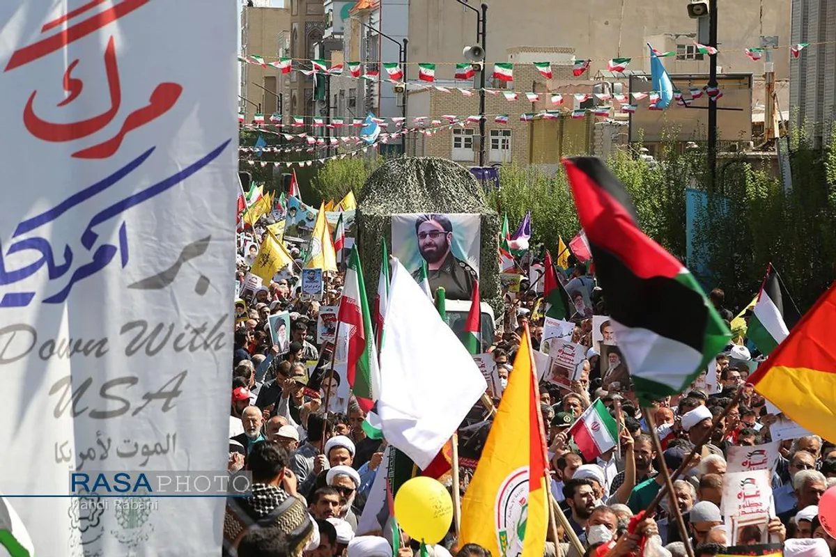راهپیمایی باشکوه روز قدس در قم