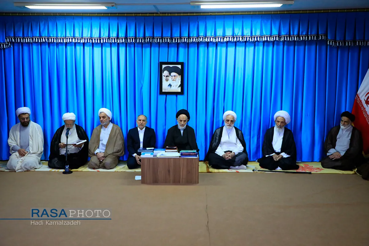 دیدار حجت الاسلام محسنی اژه&zwnj;ای معاون اول رییس قوه قضاییه با حجت الاسلام والمسلمین سید علیرضا عبادی نماینده، ولی فقیه در خراسان جنوبی