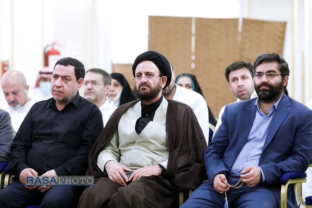 دیدار نماینده ولی&zwnj;فقیه در حج و زیارت با اعضای کاروان جانبازان در مدینه