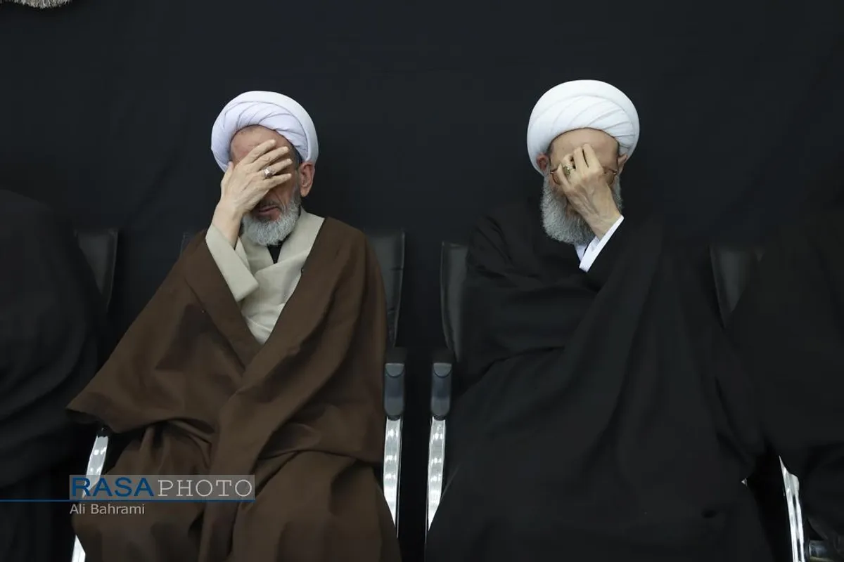 عزاداری روز شهادت حضرت امام موسی کاظم (علیه السلام) در بیت حضرت آیت الله نوری همدانی